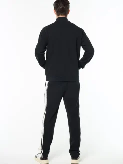 Cursivo Track Jacket- Black Beauty