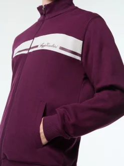 Cursivo Track Jacket- Potent Purple