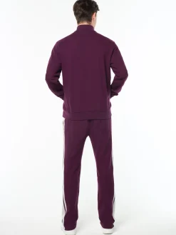 Cursivo Track Jacket- Potent Purple