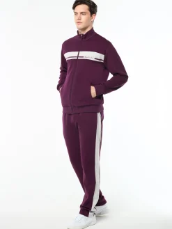 Cursivo Track Jacket- Potent Purple
