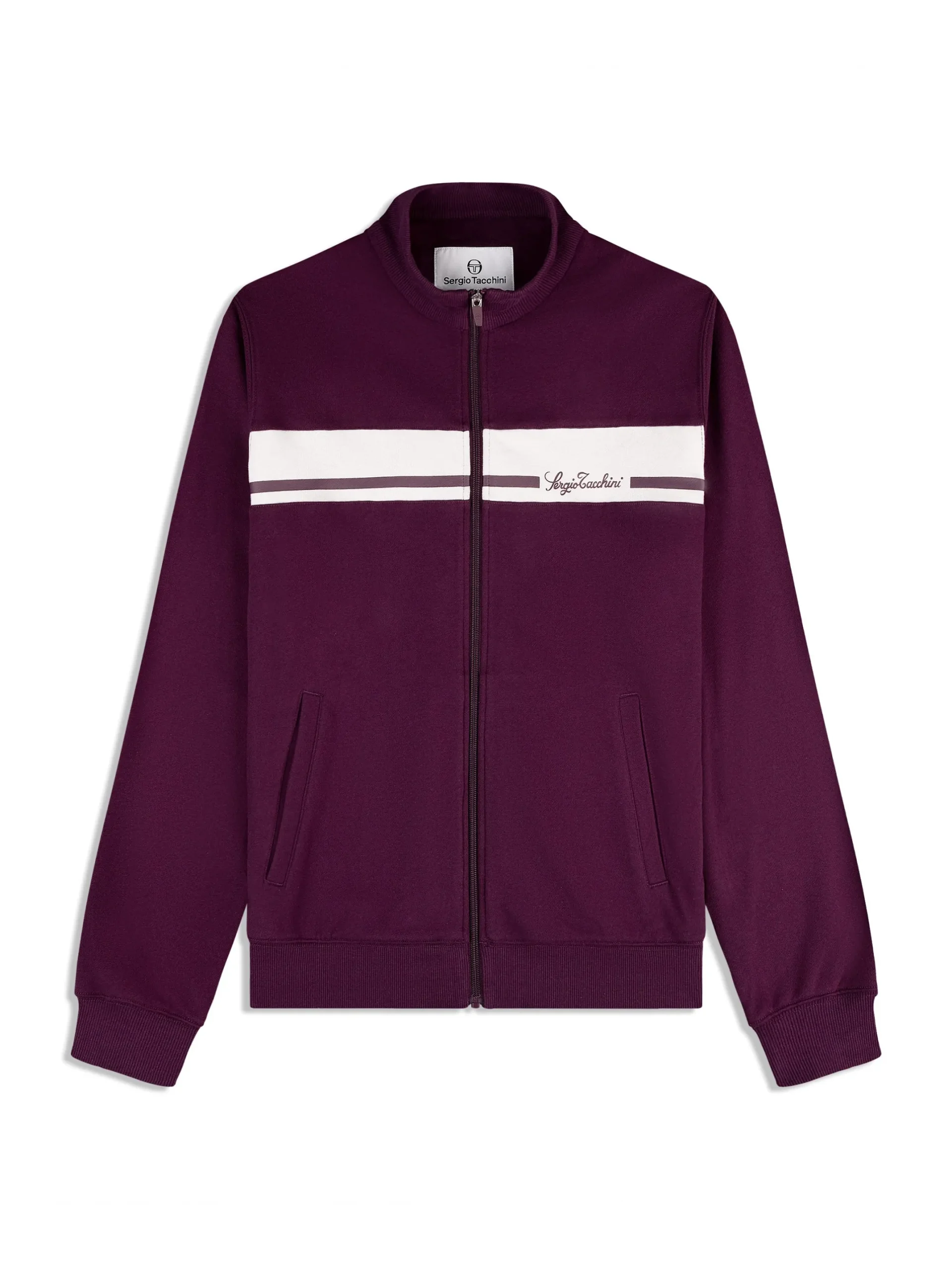 Cursivo Track Jacket- Potent Purple