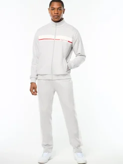 Cursivo Track Jacket- Quiet Grey