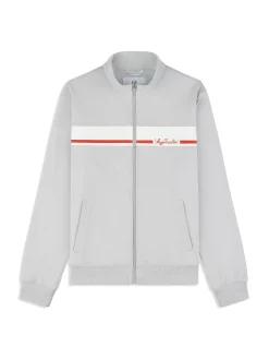 Cursivo Track Jacket- Quiet Grey