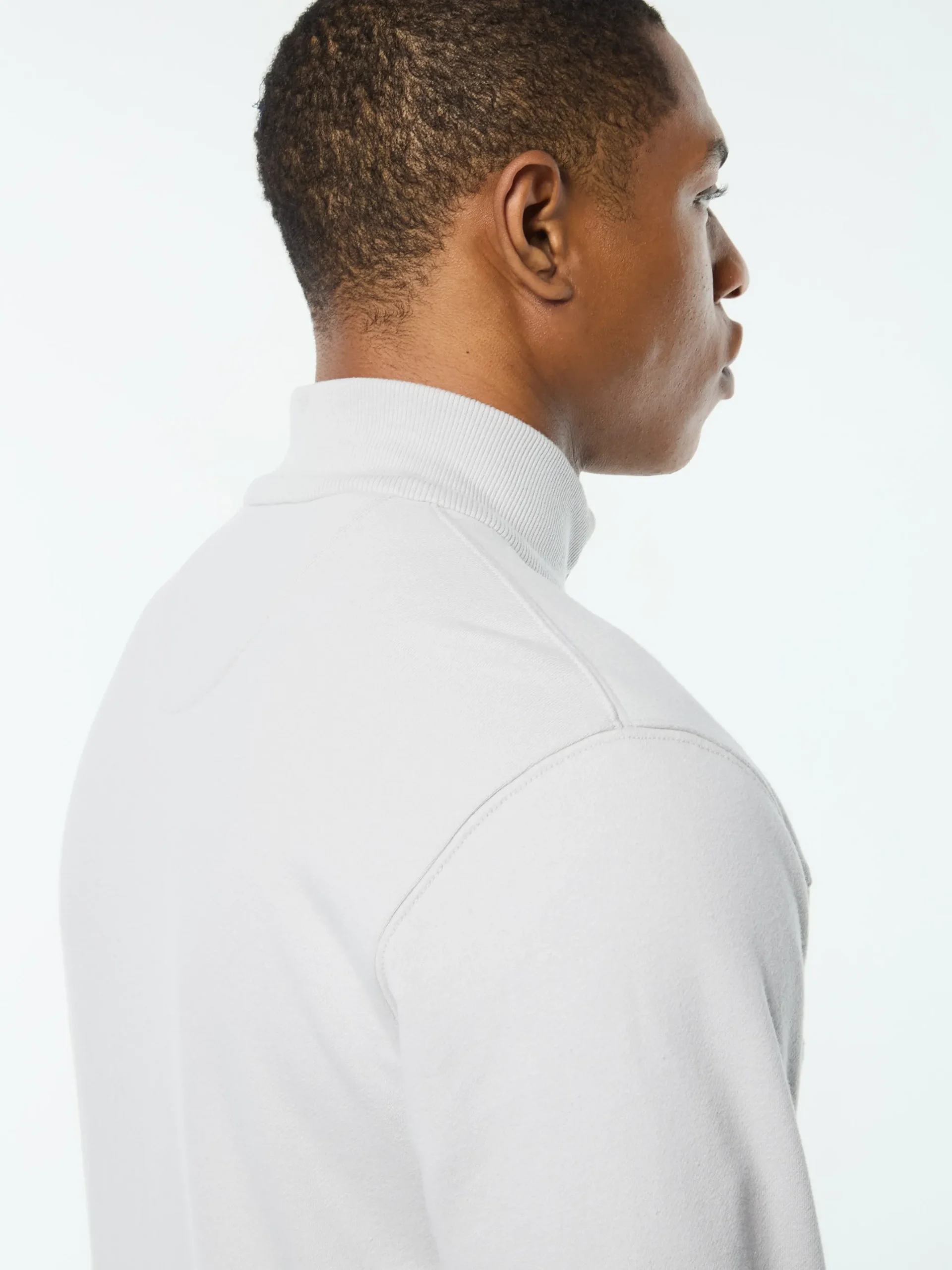 Cursivo Track Jacket- Quiet Grey
