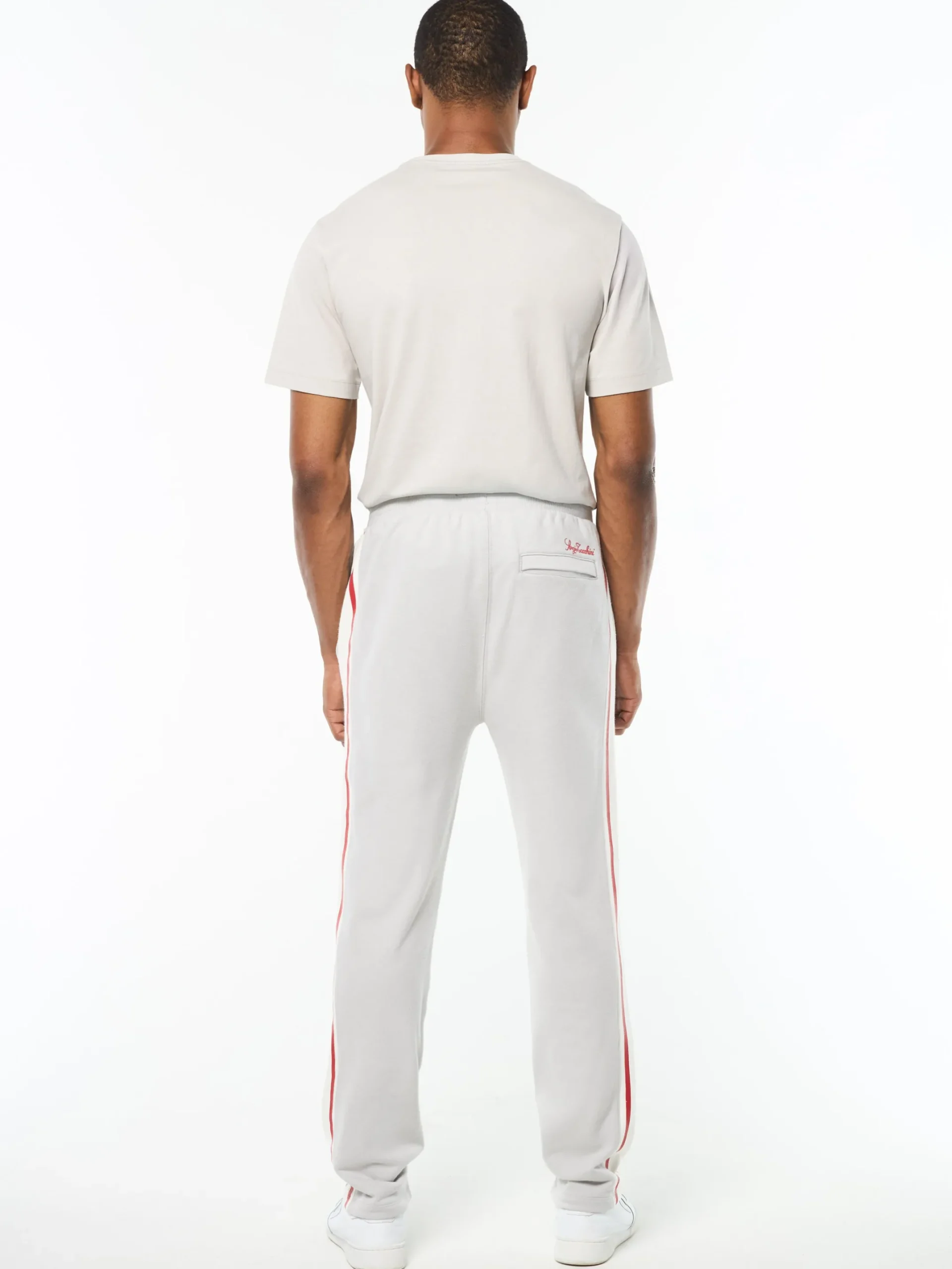 Cursivo Track Pant- Quiet Grey