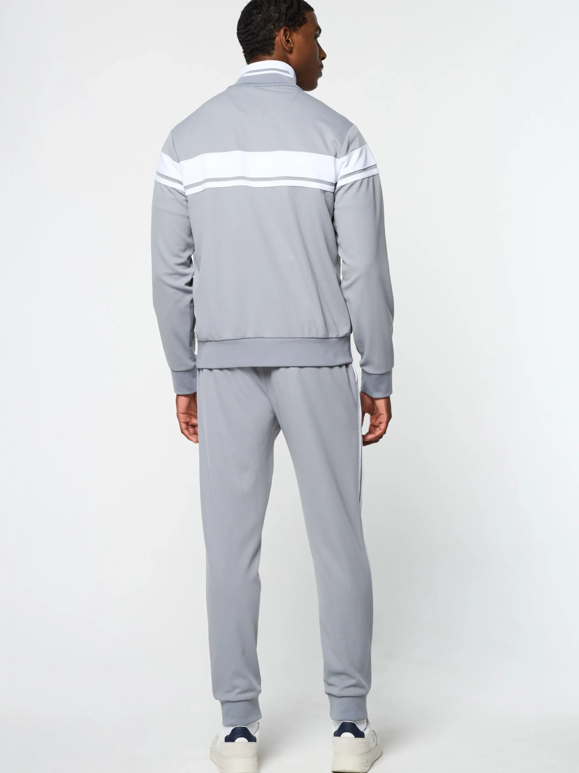 Damarindo Track Jacket Archivio- Sleet/ White
