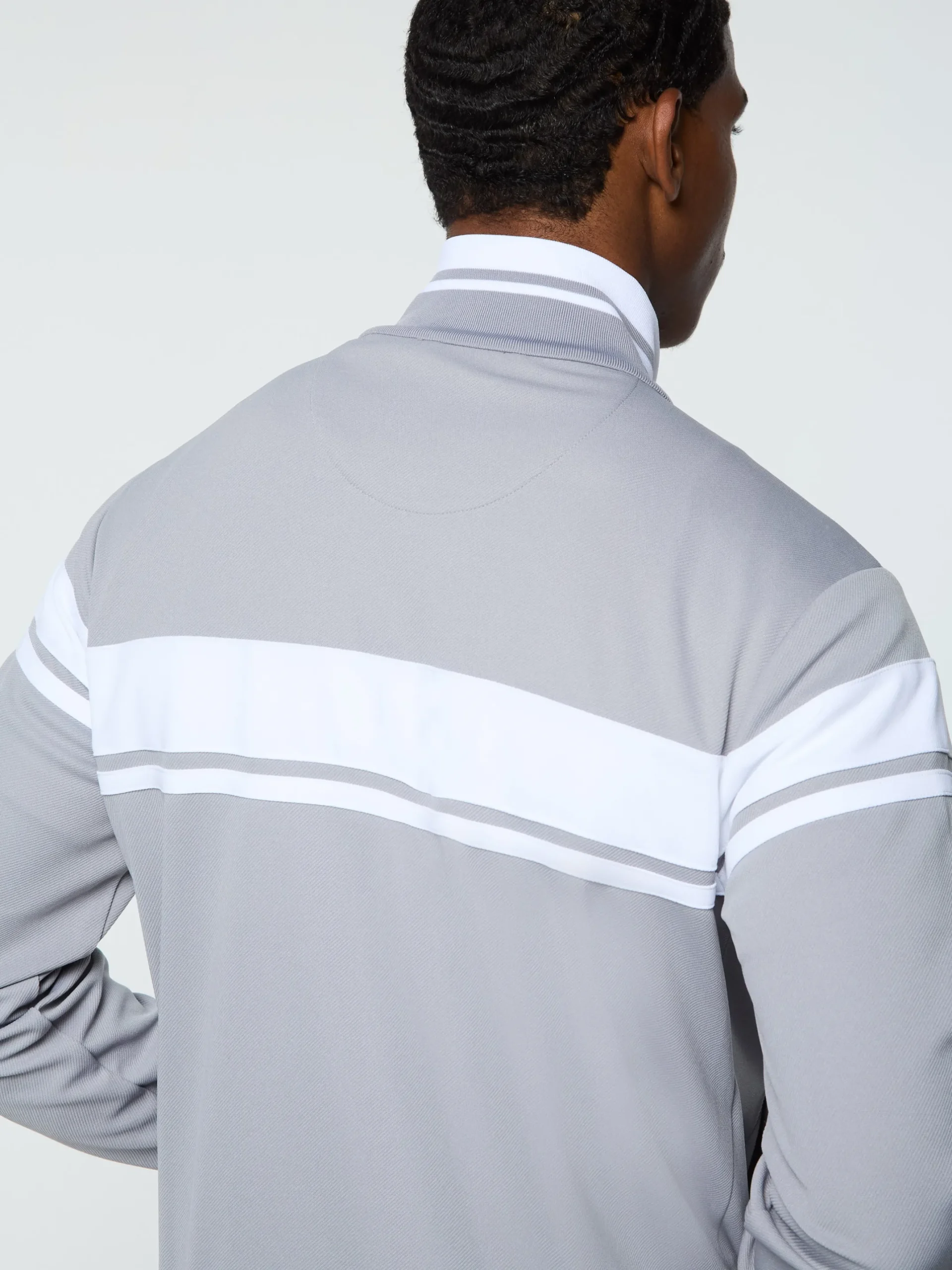 Damarindo Track Jacket Archivio- Sleet/ White