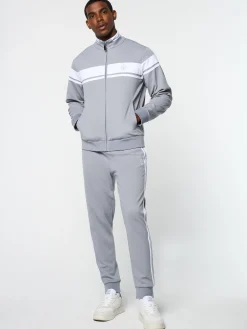 Damarindo Track Jacket Archivio- Sleet/ White