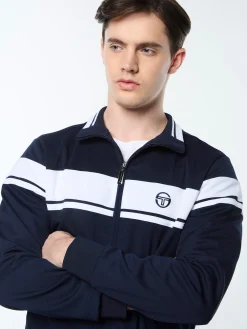 Damarindo Track Jacket Archivio- Maritime Blue/ White