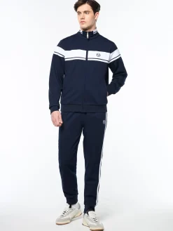 Damarindo Track Jacket Archivio- Maritime Blue/ White