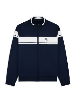 Damarindo Track Jacket Archivio- Maritime Blue/ White