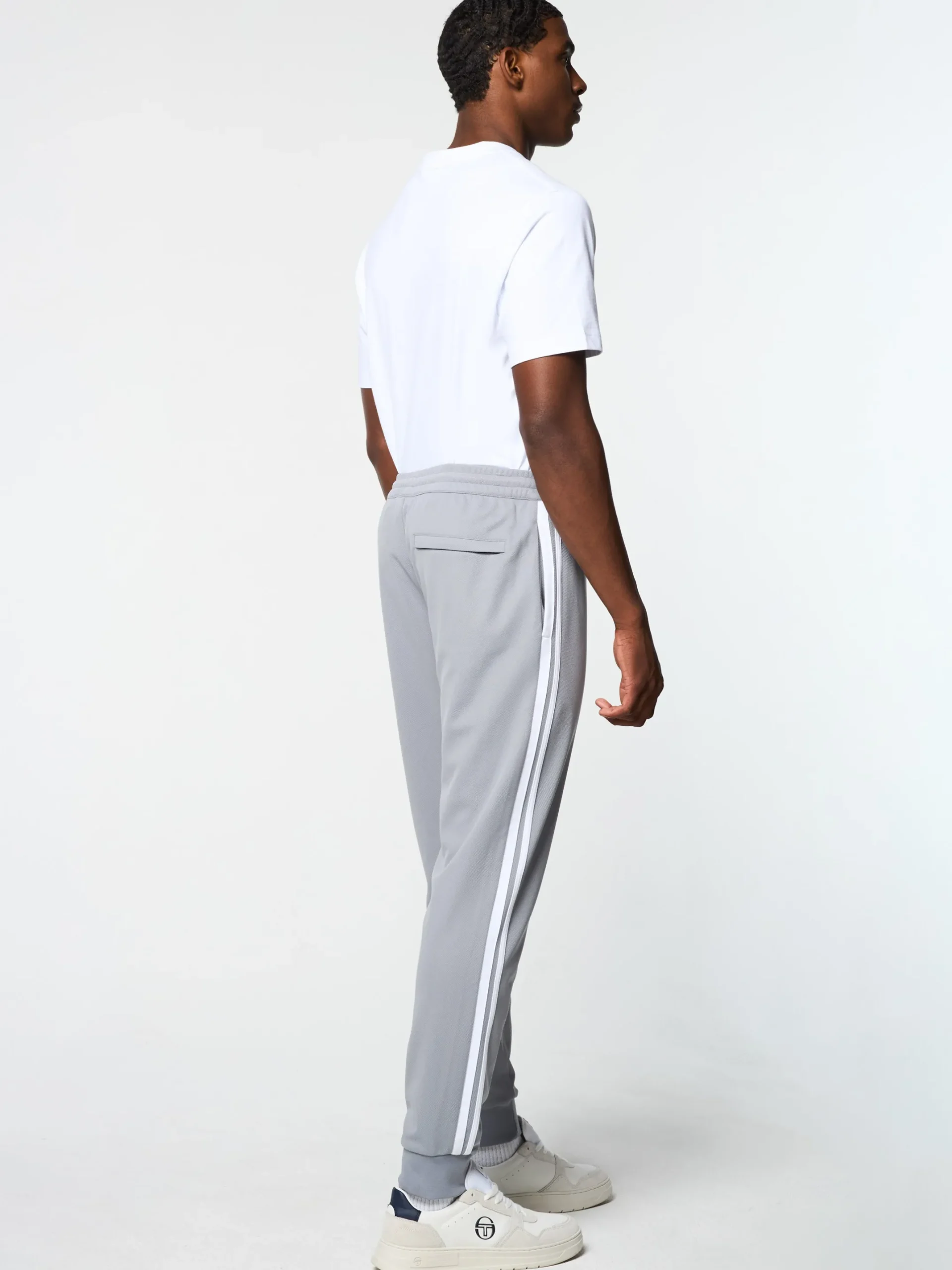 Damarindo Track Pant Archivio- Sleet/ White