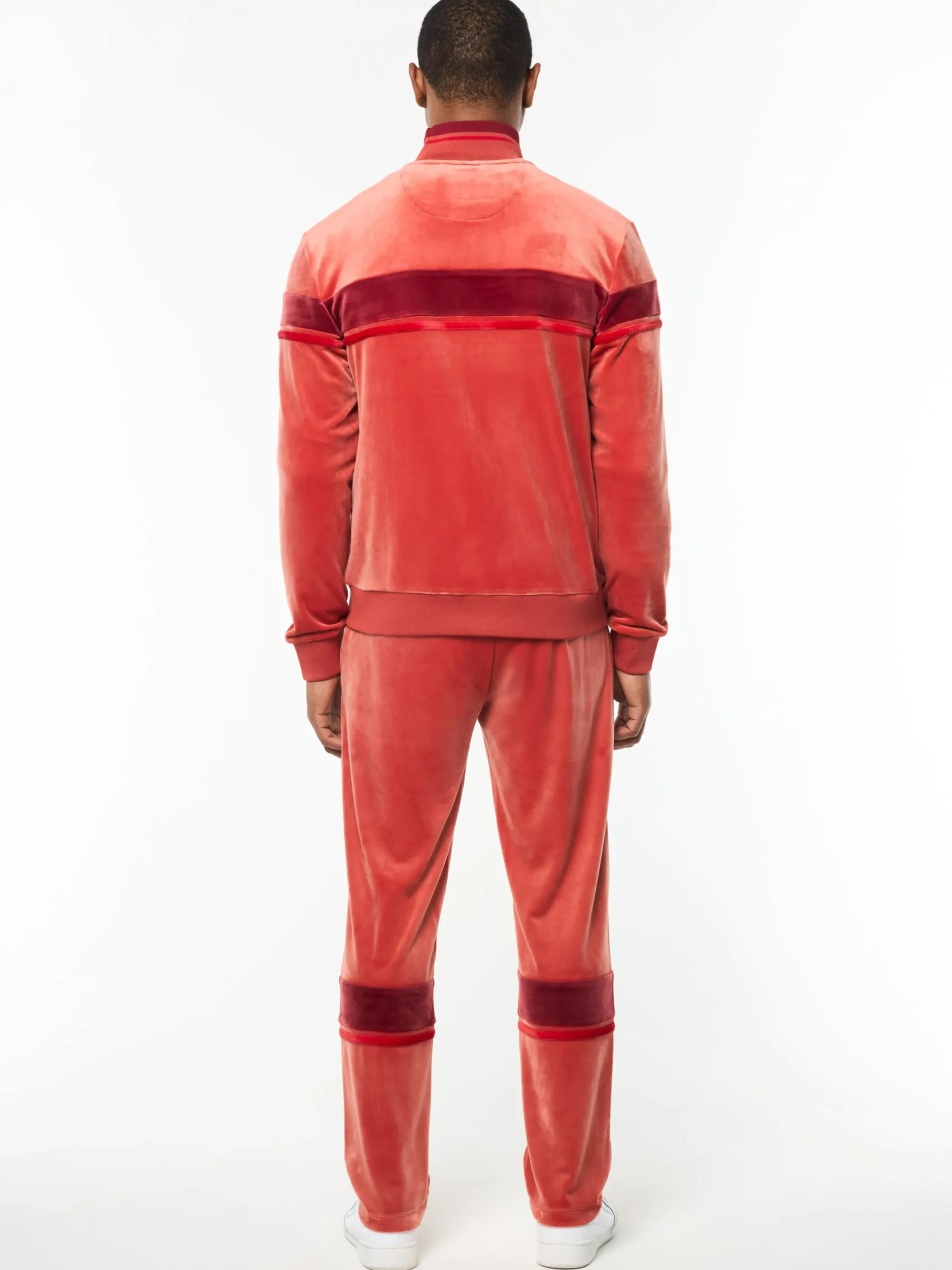 Damarindo Velour Track Jacket- Hot Sauce