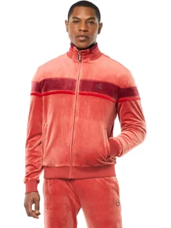Damarindo Velour Track Jacket- Hot Sauce
