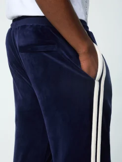 Damarindo Velour Track Pant- Maritime Blue