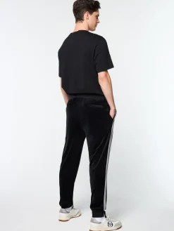 Damarindo Velour Track Pant- Black Beauty