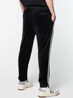 Damarindo Velour Track Pant- Black Beauty