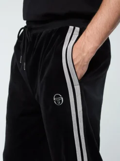 Damarindo Velour Track Pant- Black Beauty