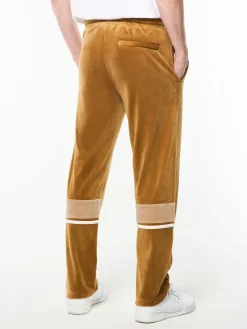 Damarindo Velour Track Pant- Bronze Brown