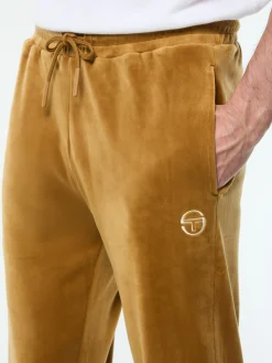 Damarindo Velour Track Pant- Bronze Brown