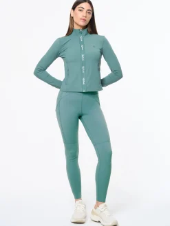 Delfina Contour Jacket- Duck Green