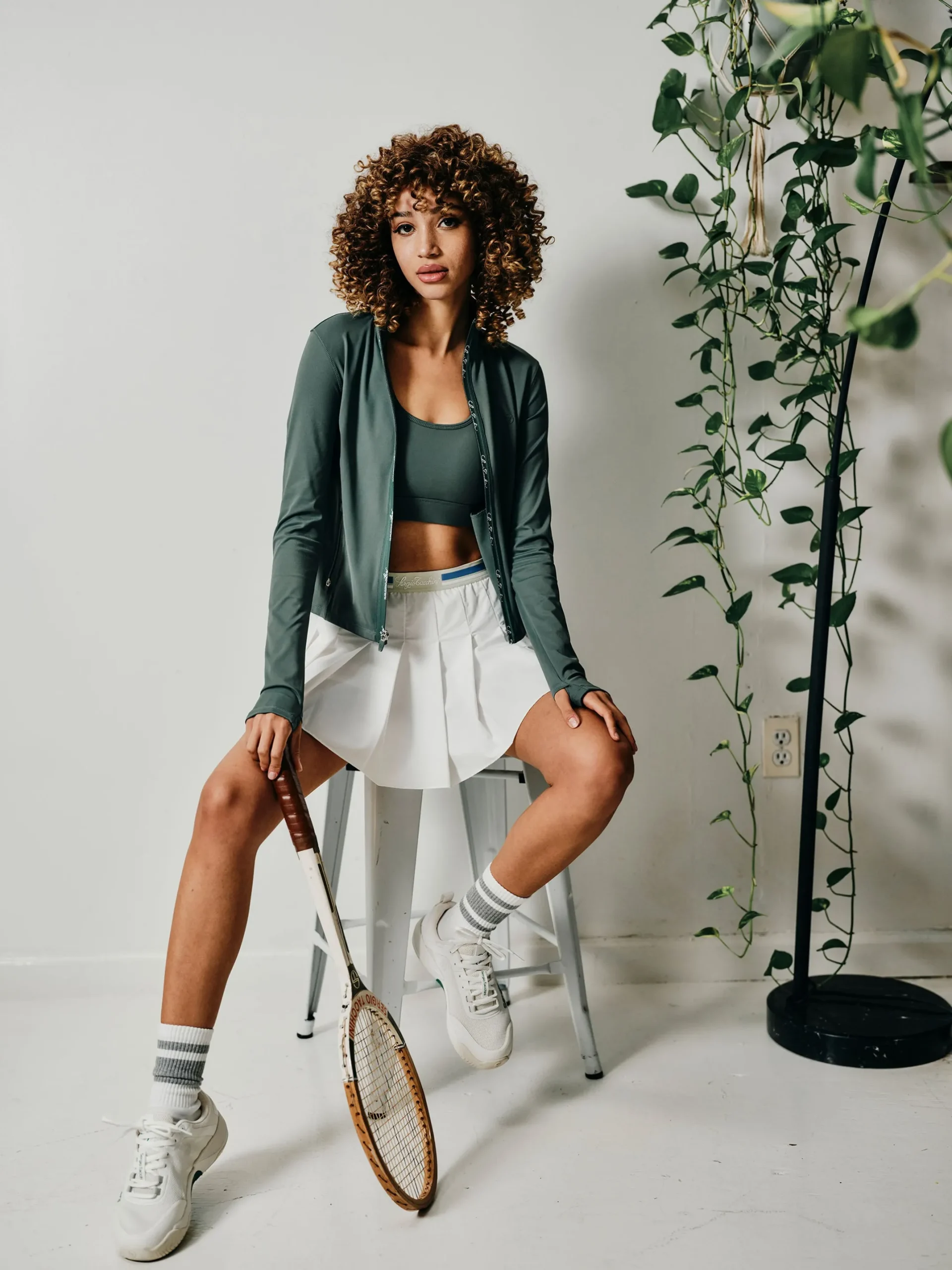 Delfina Contour Jacket- Duck Green