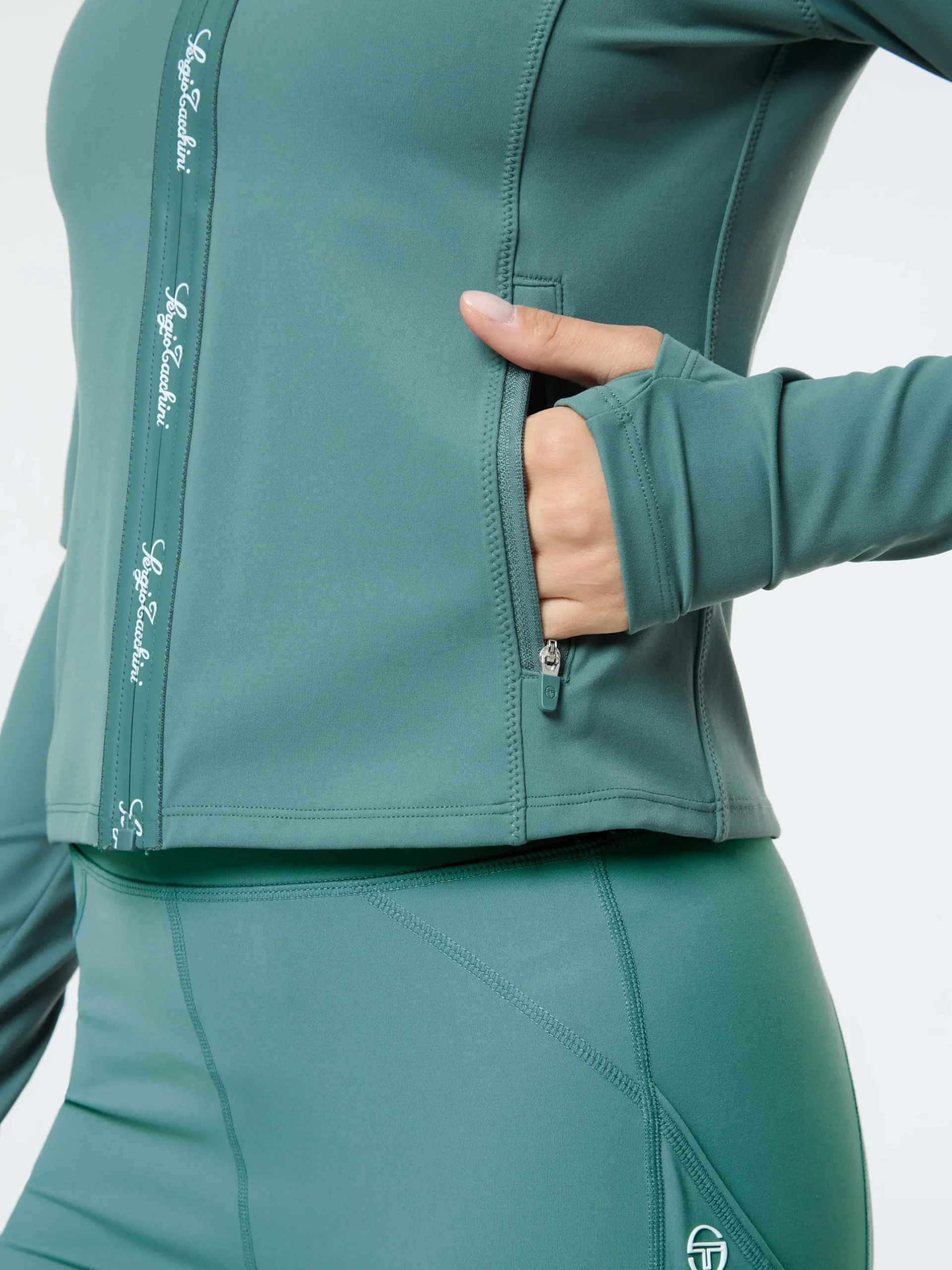 Delfina Contour Jacket- Duck Green