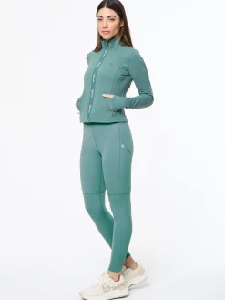 Delfina Contour Jacket- Duck Green