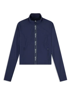 Delfina Contour Track Jacket- Maritime Blue