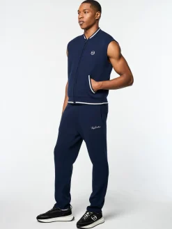 Enzo Knit Vest- Maritime Blue