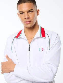 Eredita Track Jacket-Brilliant White