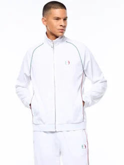 Eredita Track Jacket-Brilliant White