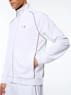 Eredita Track Jacket-Brilliant White