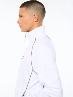 Eredita Track Jacket-Brilliant White