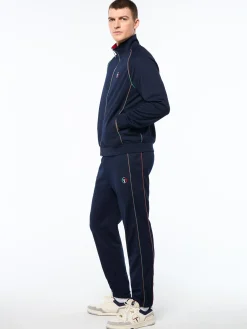 Eredita Track Jacket-Maritime Blue