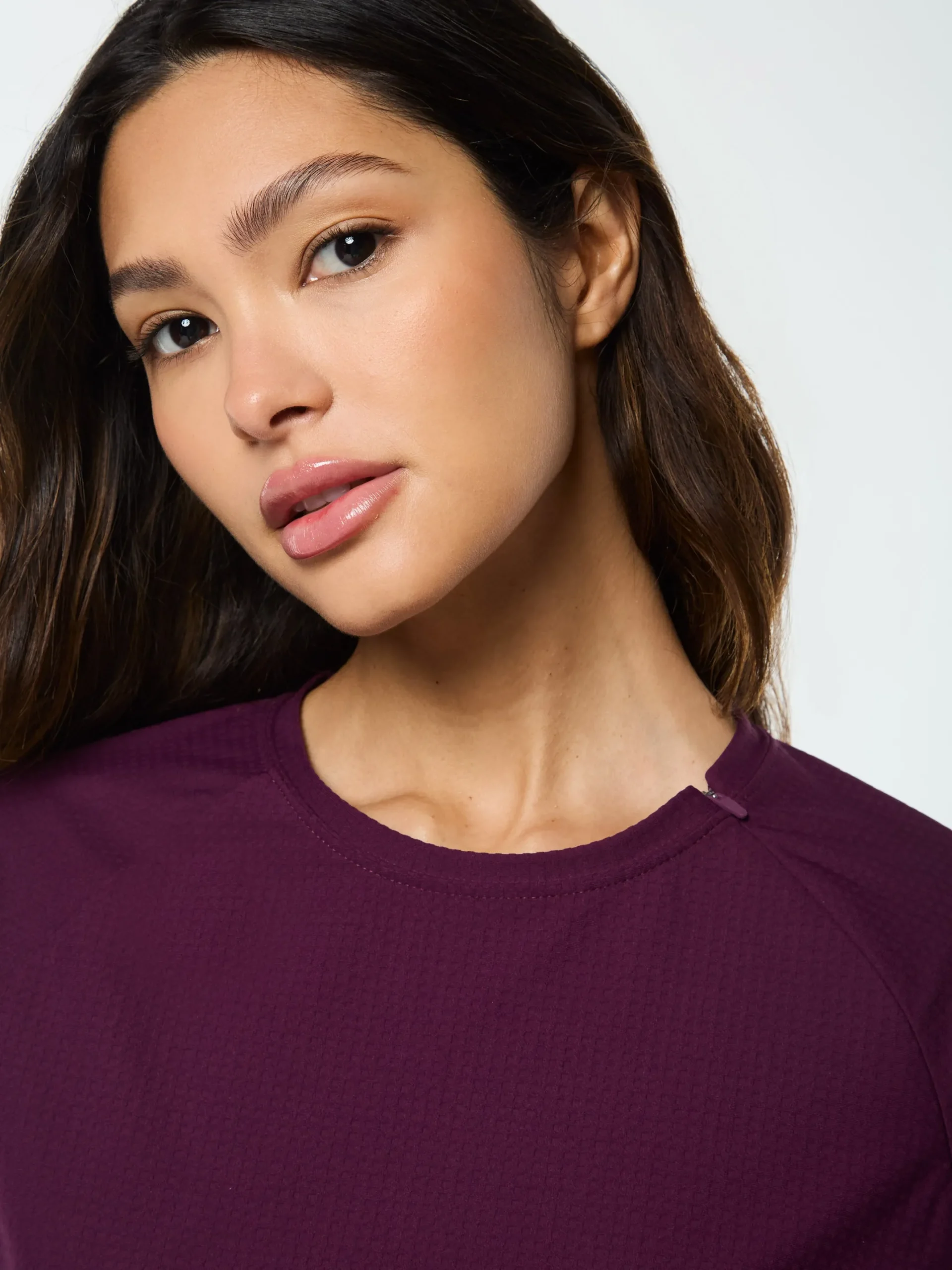Eva Cropped Top- Potent Purple