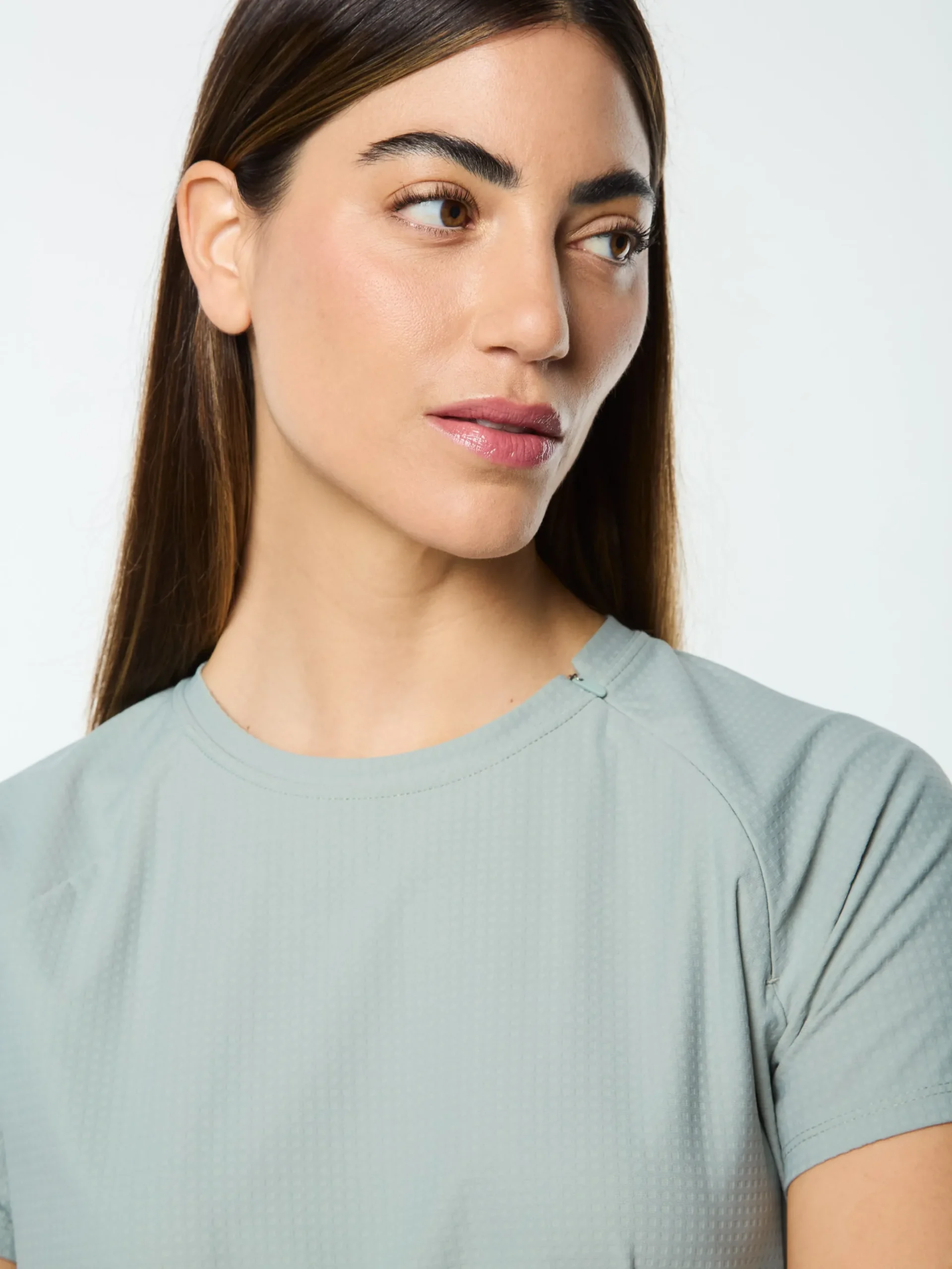 Eva Cropped Top- Slate Gray