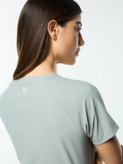 Eva Cropped Top- Slate Gray
