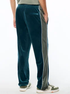 Forato Velour Track Pant-Mediterranea
