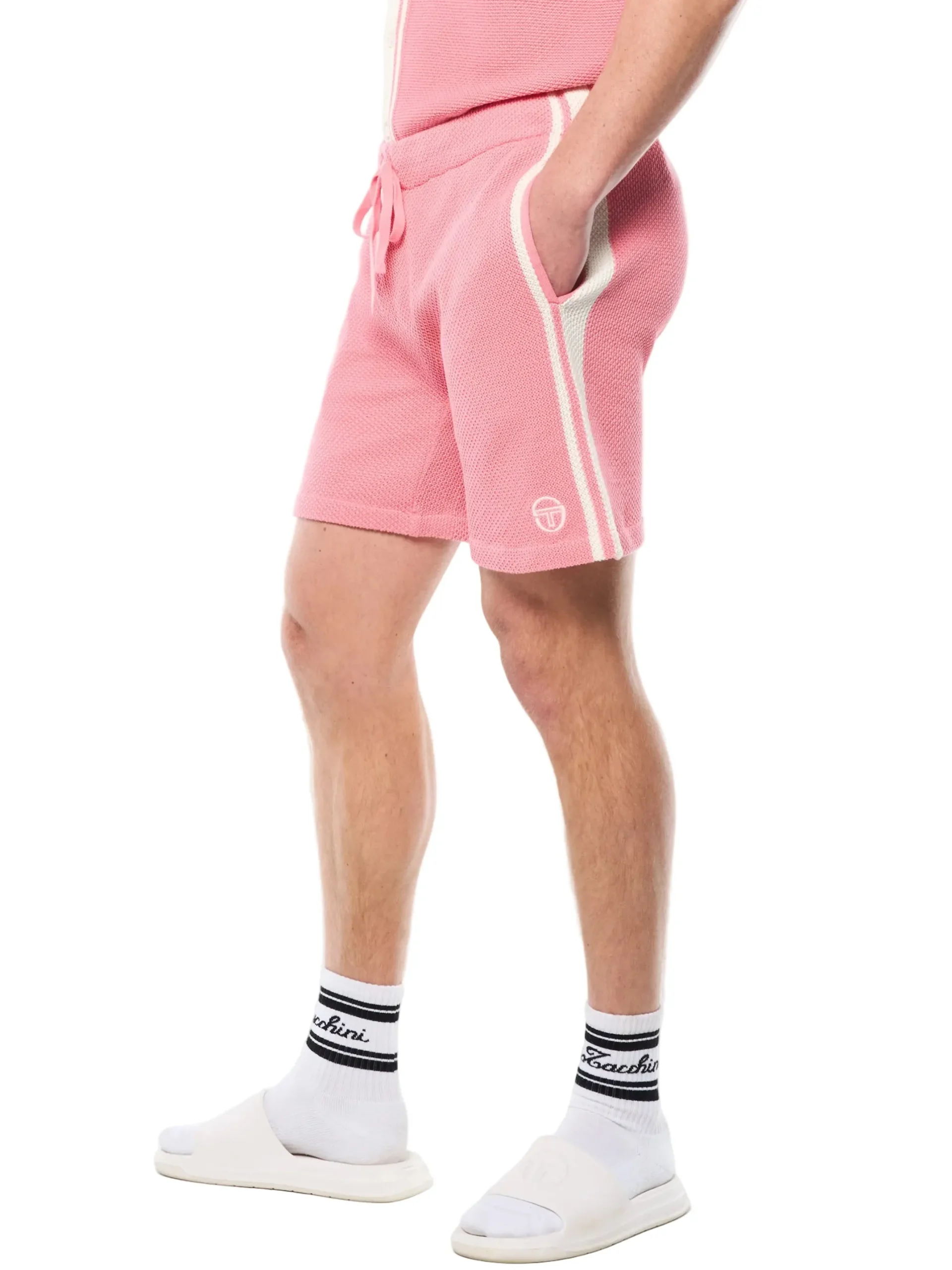Fratelli Crochet Cabana Short-Geranium Pink