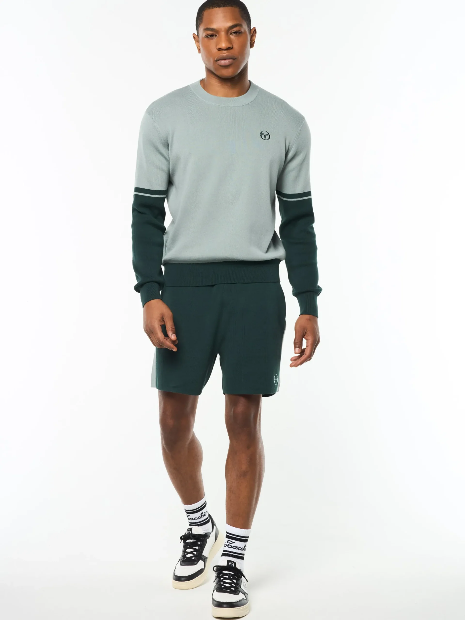 Giovane Crewneck- Slate Gray