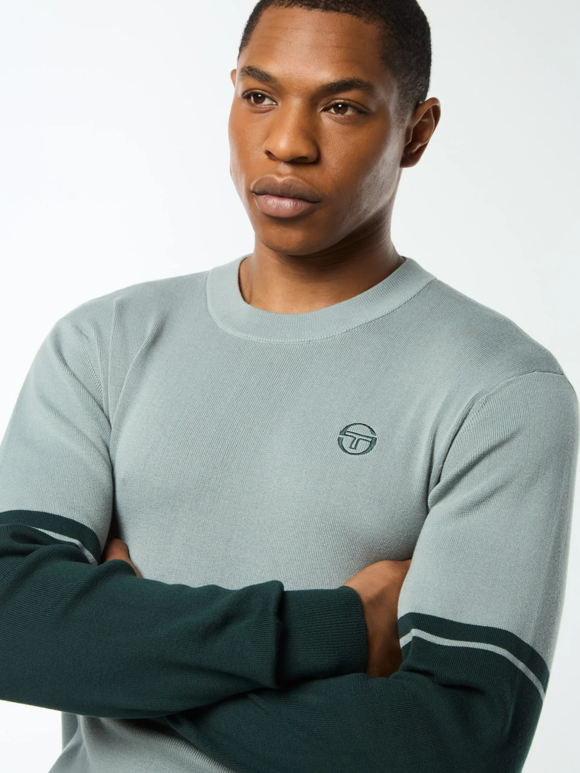 Giovane Crewneck- Slate Gray