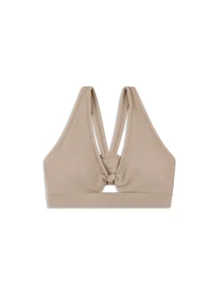 Giulia Sports Bra- Taupe Grey