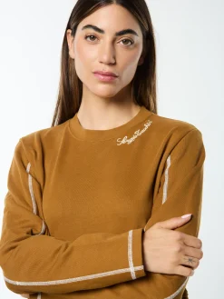 Greta Crewneck- Bronze Brown