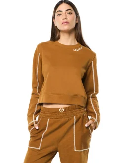 Greta Crewneck- Bronze Brown