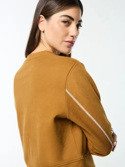 Greta Crewneck- Bronze Brown