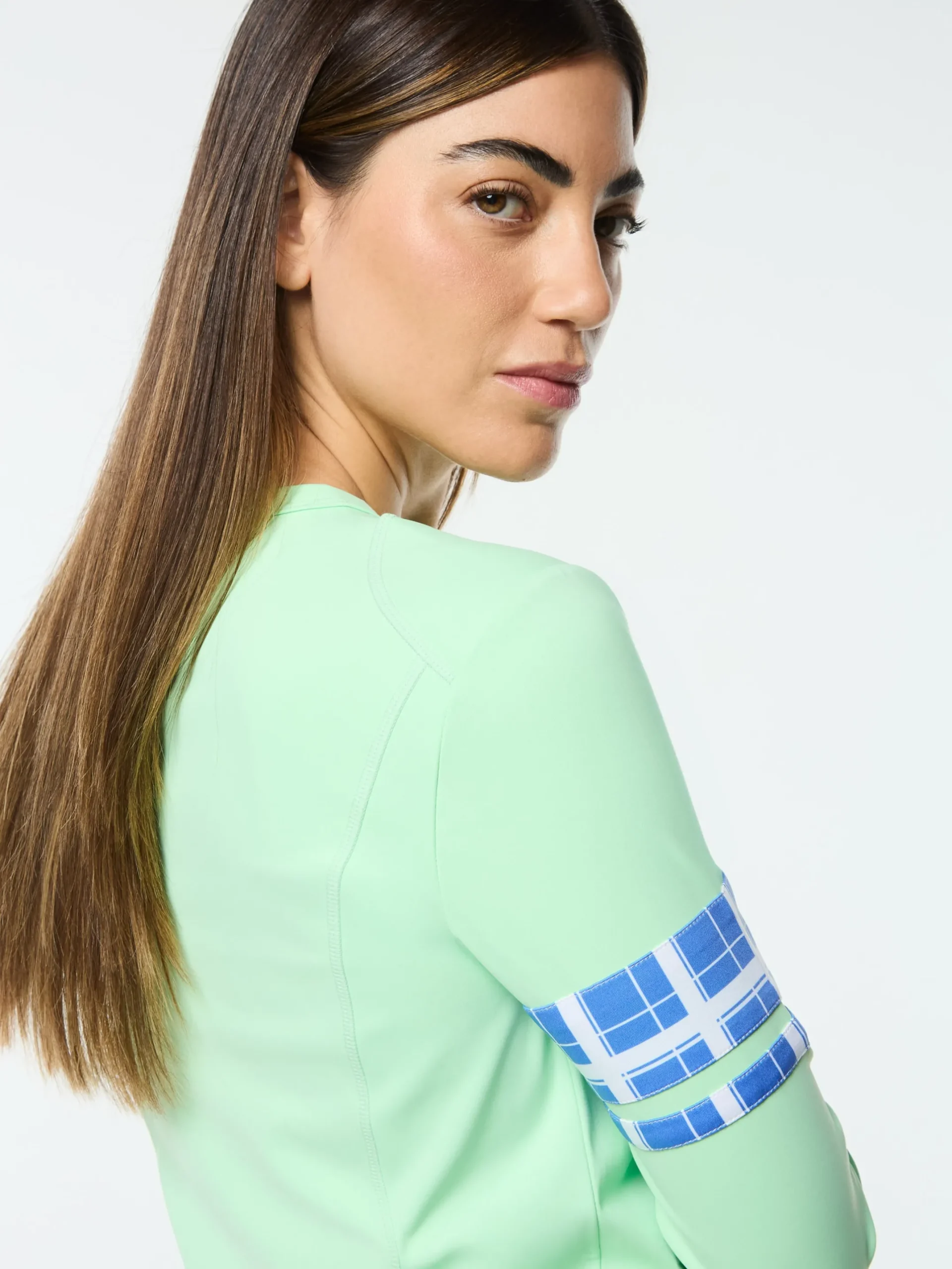 Lara Contour Jacket- Green Ash