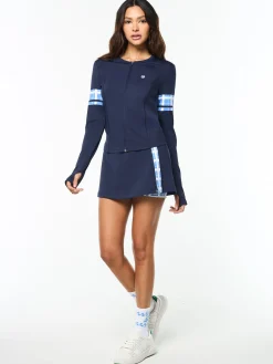 Lara Contour Jacket- Maritime Blue