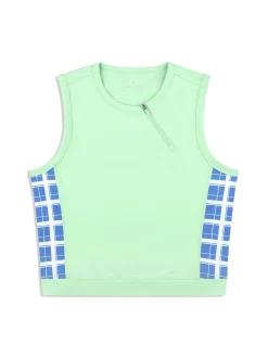 Lara Cropped Top- Green Ash