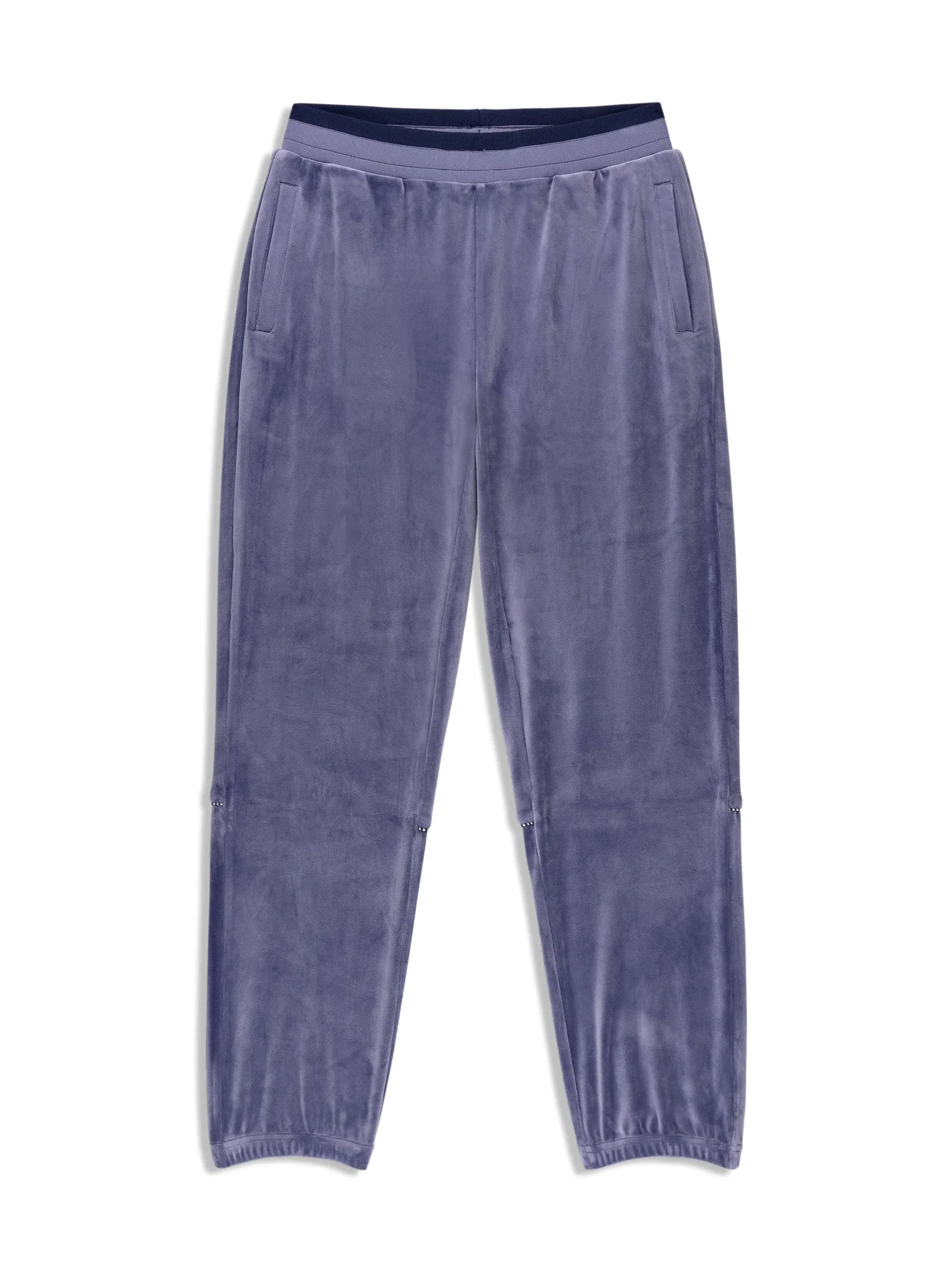 Leta Velour Pant- Heron